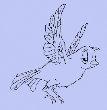 Fliegender Vogel / Spatz