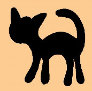 Mini Schwarze Katze