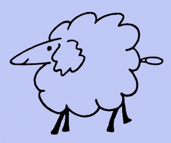 Rundes Schaf