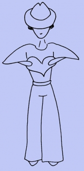 Coeur / Frau mit Herz