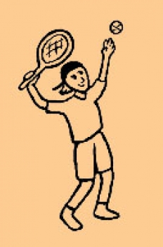 Mini Tennisspieler