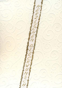 Herzlichen Glückwunsch senkrecht