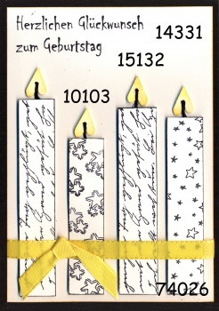 Glückwunsch Set / Herzlichen Glückwunsch zum Geburtstag