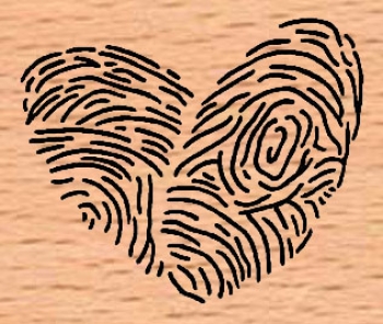 Fingerprint heart / Fingerabdruck