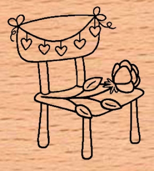 Herziger Stuhl (für Tischkarten)