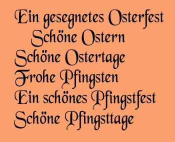 Sprüche Ostern/ Pfingsten