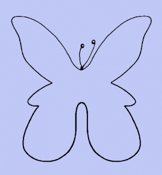 Schablonen Schmetterling