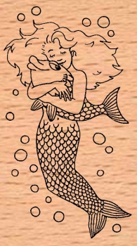 Meerjungfrau mit Schmusefisch