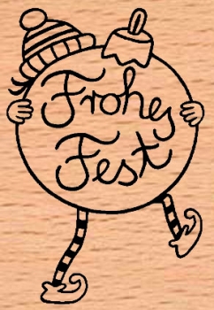 Kat.So.St. "Frohes Fest Wichtel" ab 40 € Bestellwert (mit Handgriff)