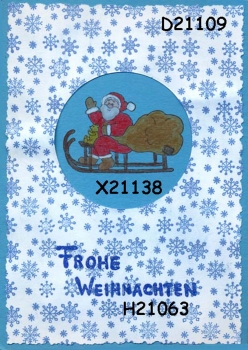Schlittenniko / Nikolaus auf Schlitten