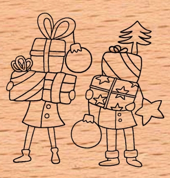 Kinder mit Geschenken