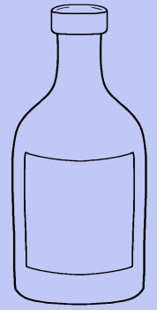 Blanko Flasche