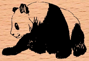 Sitzender Panda
