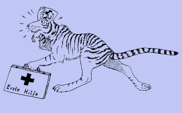 Erste-Hilfe Tiger