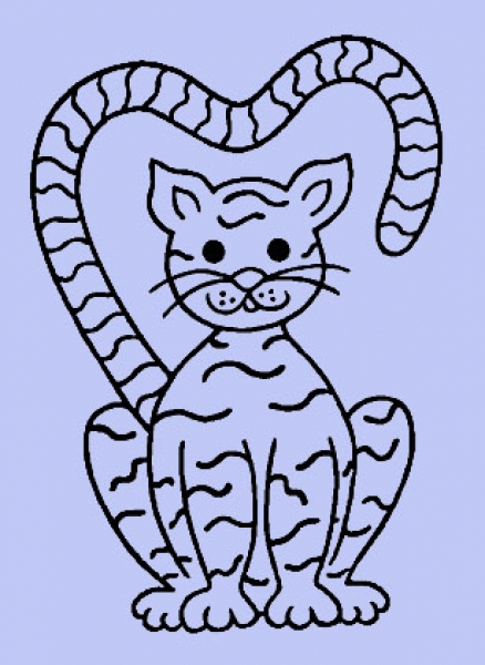 Kleine Herzkatze