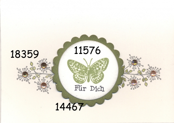 Bunter Flattermaxe / Schmetterling