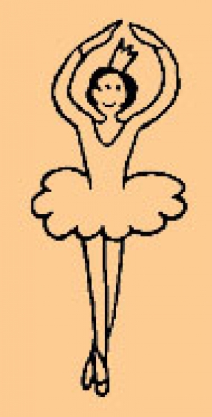 Mini Ballerina / Ballettänzerin