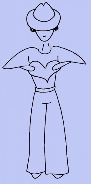 Coeur / Frau mit Herz