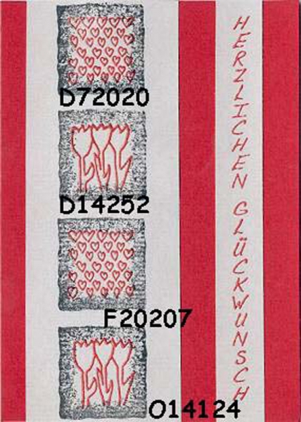 Herzlichen Glückwunsch senkrecht