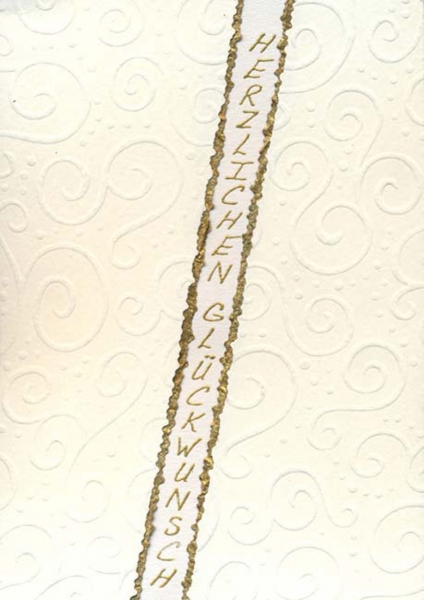 Herzlichen Glückwunsch senkrecht