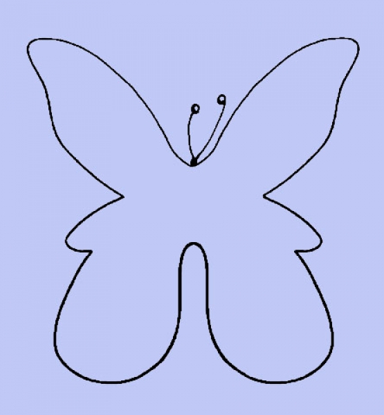 Schablonen Schmetterling