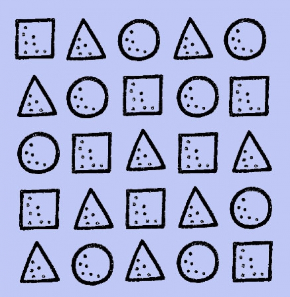 Dreiecke Kreise Quadrate