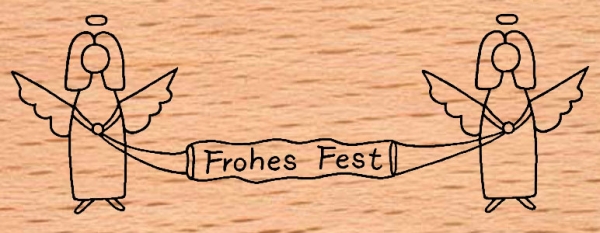 Bannerengel Frohes Fest
