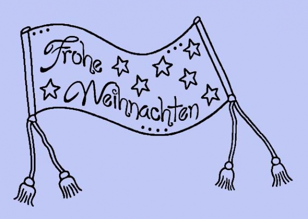 Weihnachtsbanner / Frohe Weihnachten