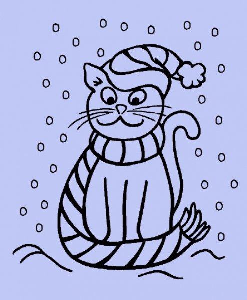 Schneekatze