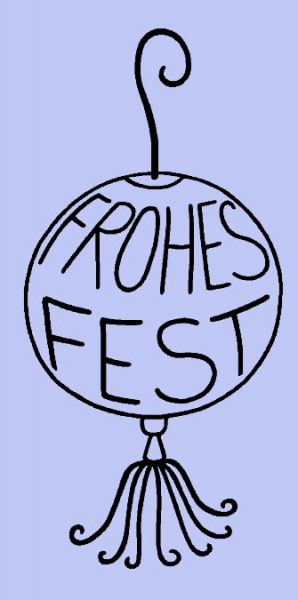 Frohes Fest Kugel