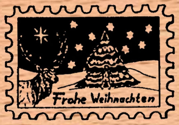 Kleine Weihnachtsmarke