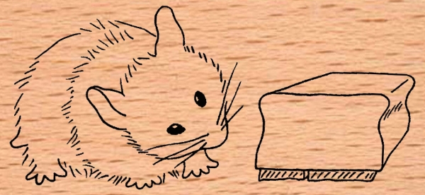 Großer Hamsterstempel