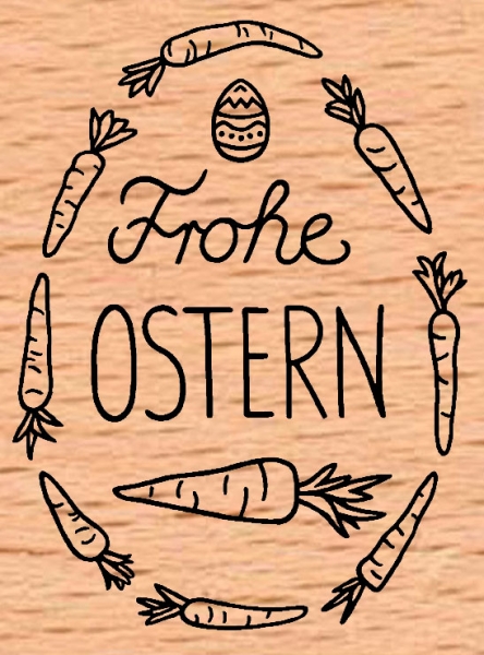 Möhrenei Frohe Ostern