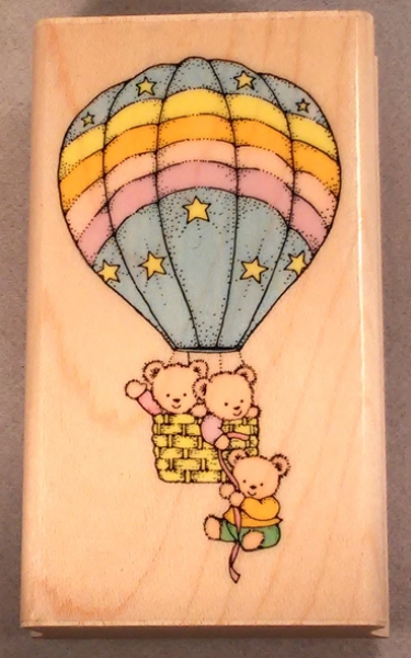 Hero Arts Fesselballon Bären (used)